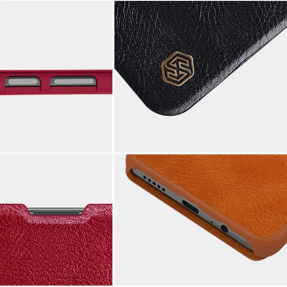 Xiaomi RedMi Note 11 5G maciņš melns Qin Leather Redmi