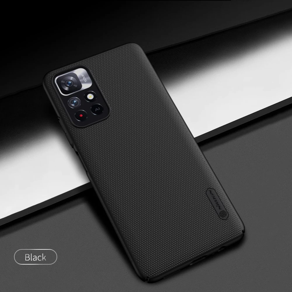 Xiaomi RedMi Note 11 5G vāciņš sarkans Nillkin Super Frosted Shield