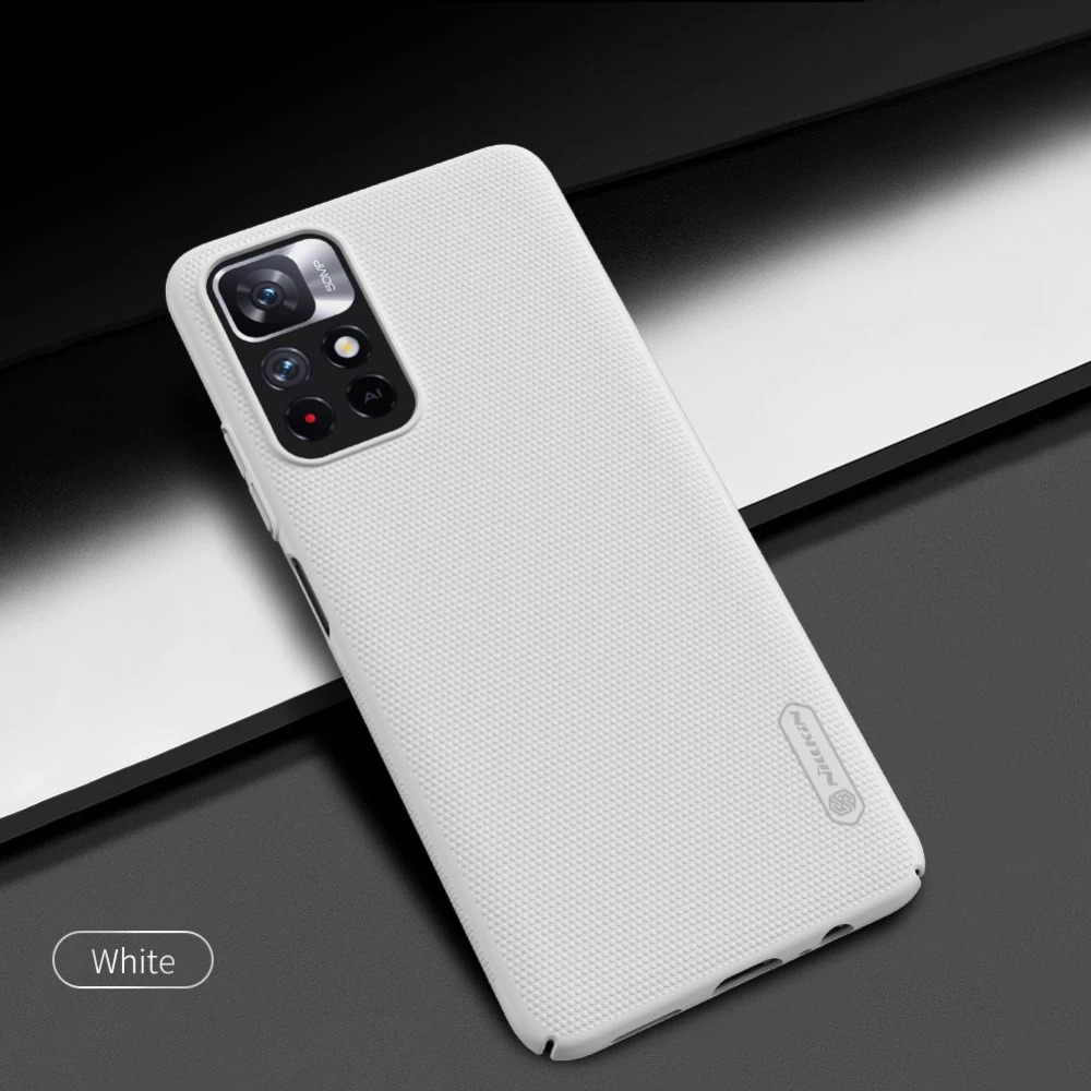 Xiaomi RedMi Note 11 5G vāciņš sarkans Nillkin Super Frosted Shield