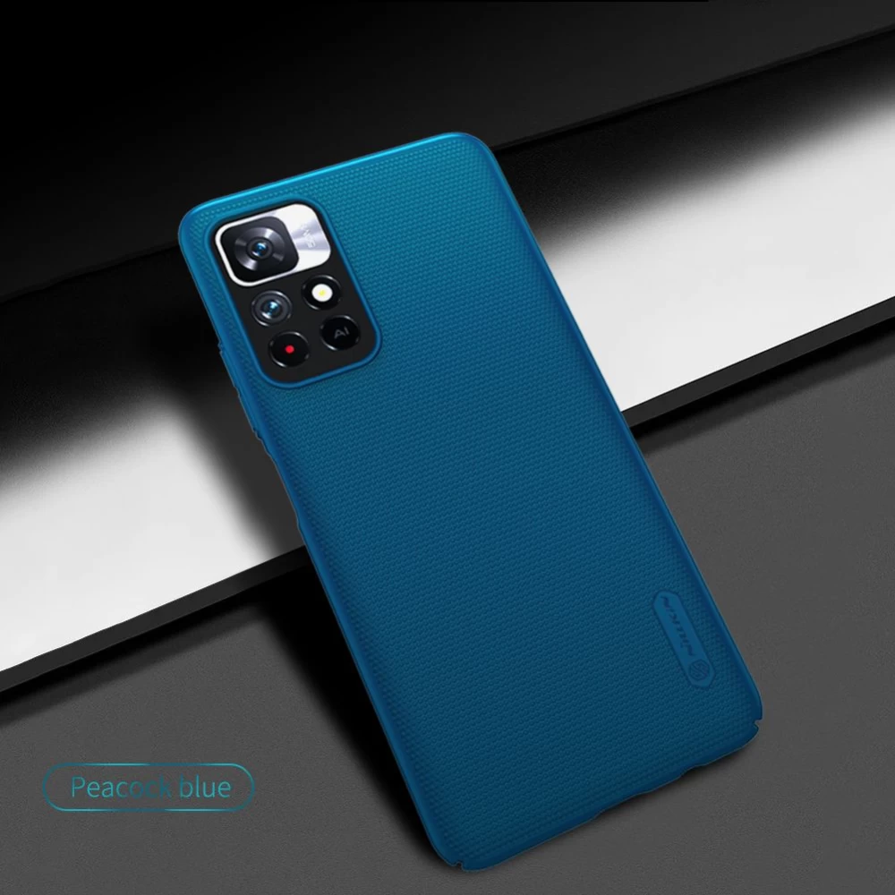 Xiaomi RedMi Note 11 5G vāciņš sarkans Nillkin Super Frosted Shield