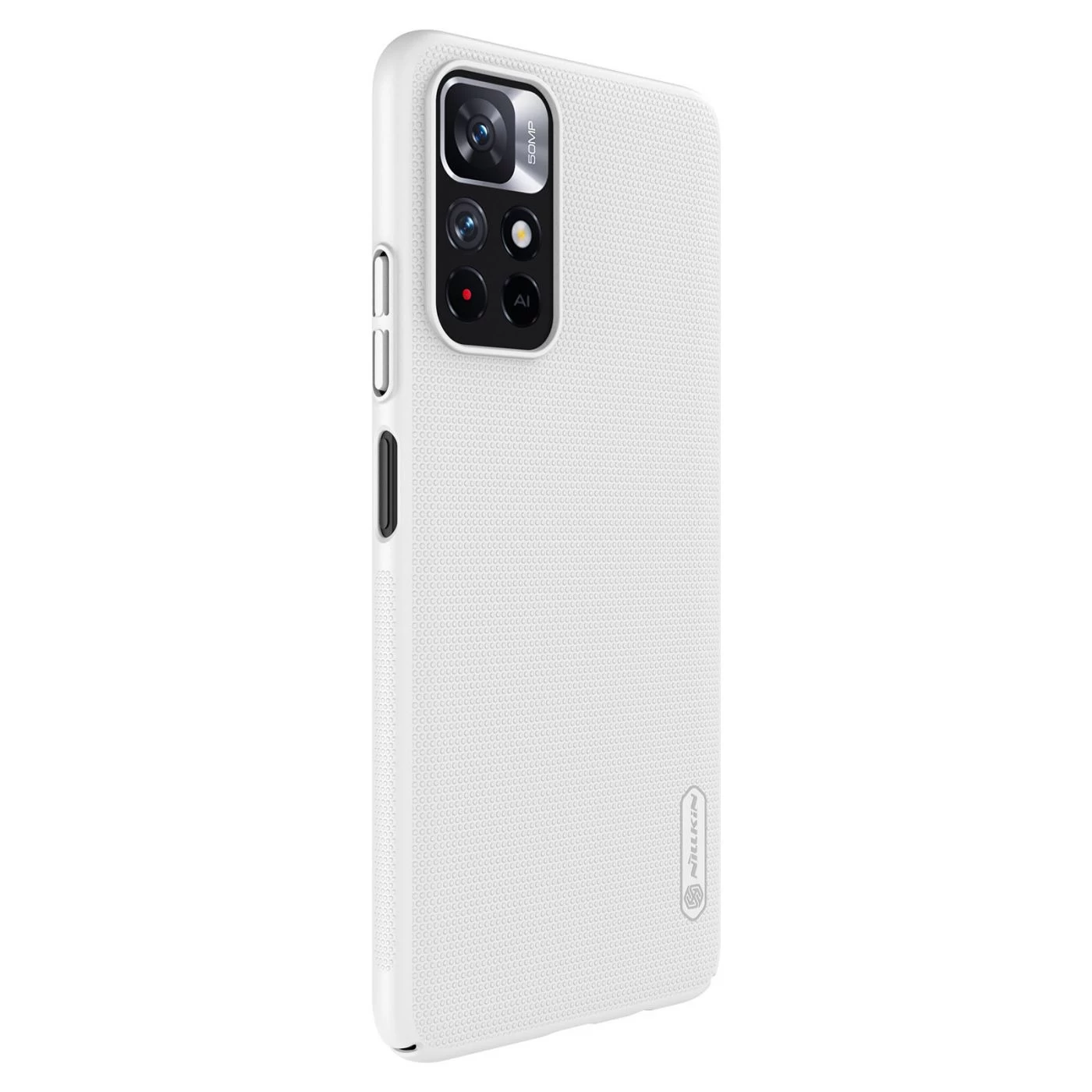 Xiaomi RedMi Note 11 5G чехол белый Nillkin Super Frosted Shield