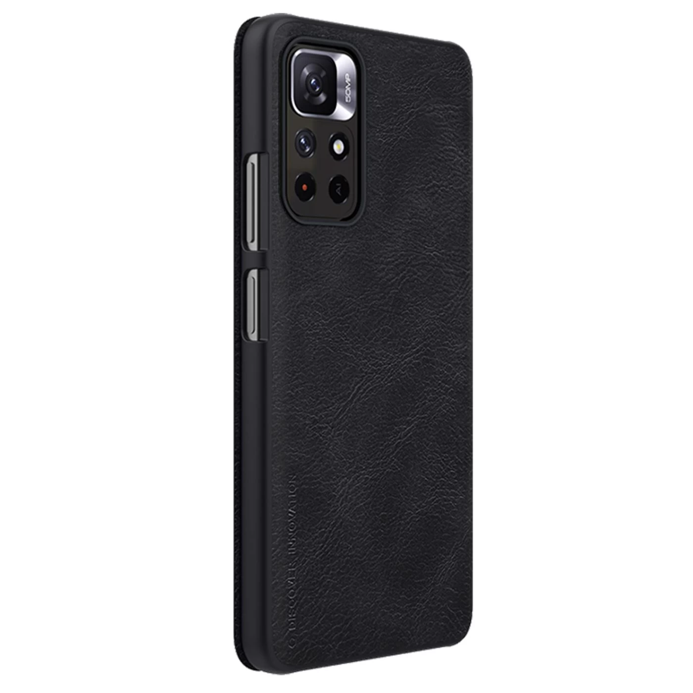 Xiaomi RedMi Note 11 5G maciņš melns Qin Leather Redmi