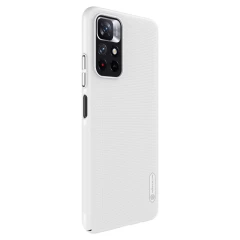 Xiaomi Poco M4 Pro 5G skal vit Nillkin Super Frosted Shield