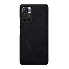 Xiaomi Poco M4 Pro 5G fodral svart Qin Leather