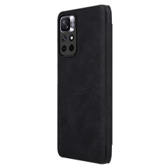 Xiaomi Poco M4 Pro 5G fodral svart Qin Leather