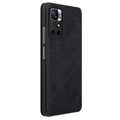 Xiaomi Poco M4 Pro 5G fodral svart Qin Leather