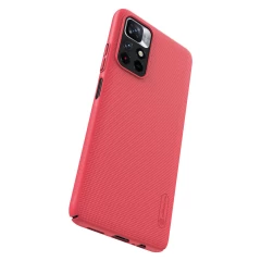 Xiaomi Poco M4 Pro 5G skal röd Nillkin Super Frosted Shield