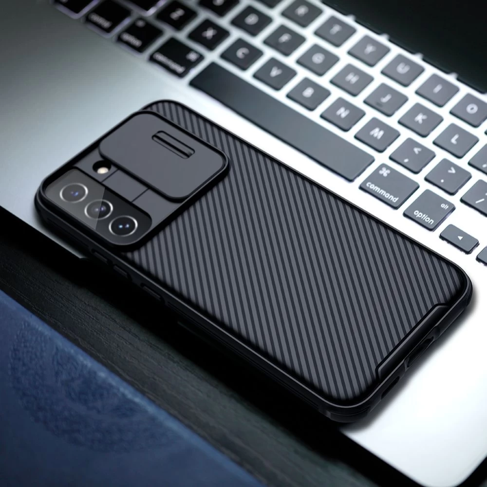 Samsung Galaxy S22 Plus чехол синий Nillkin CamShield PRO