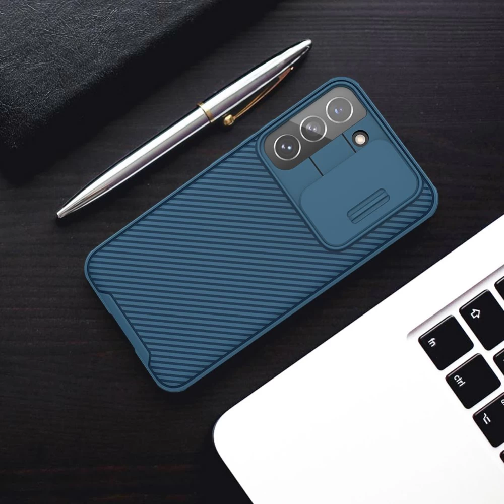 Samsung Galaxy S22 Plus чехол синий Nillkin CamShield PRO