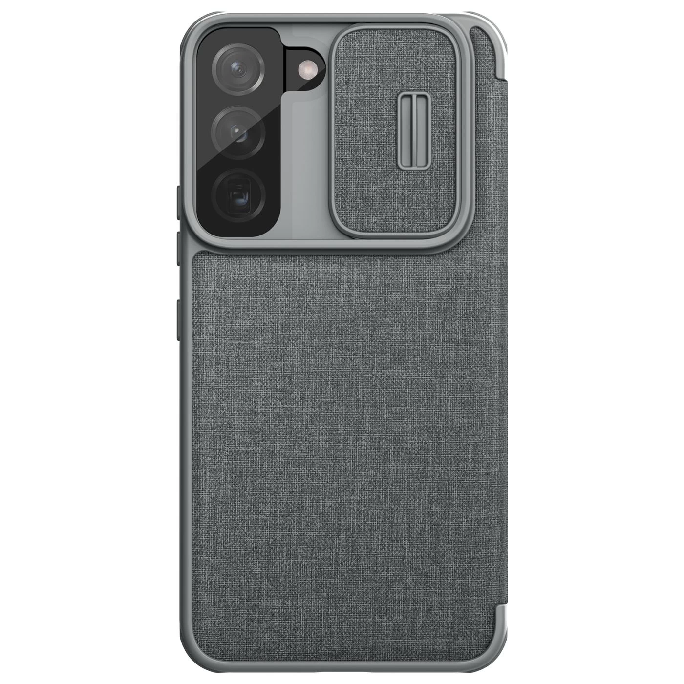 Samsung Galaxy S22 Plus чехол серый Nillkin Qin Leather Pro (Cloth Version)