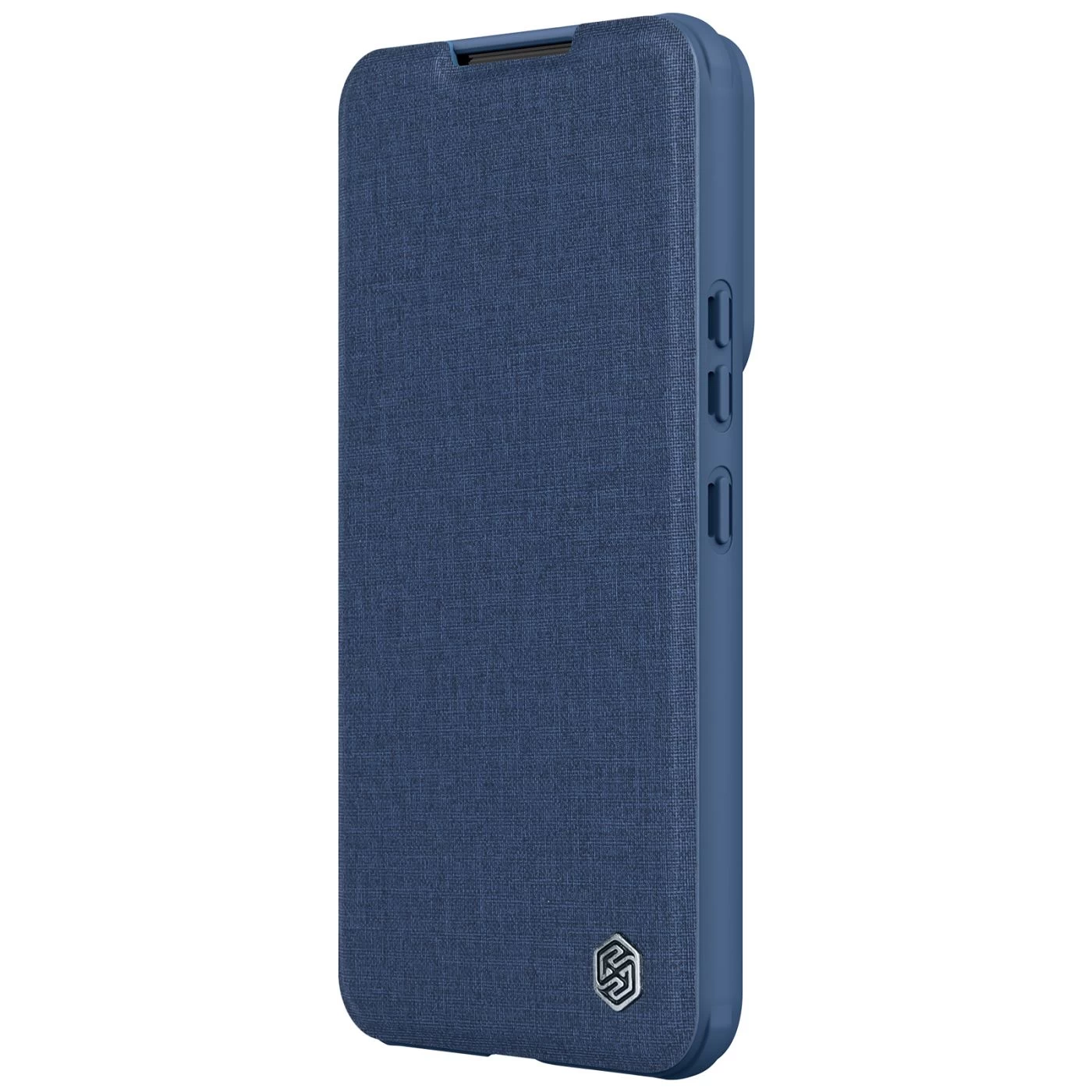 Samsung Galaxy S22 Plus чехол синий Nillkin Qin Leather Pro (Cloth Version)