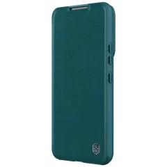 Samsung Galaxy S22 Plus чехол зеленый Nillkin Qin Leather Pro (Plain Version)