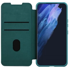 Samsung Galaxy S22 Plus чехол зеленый Nillkin Qin Leather Pro (Plain Version)