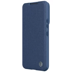 Samsung Galaxy S22 Plus чехол синий Nillkin Qin Leather Pro (Cloth Version)
