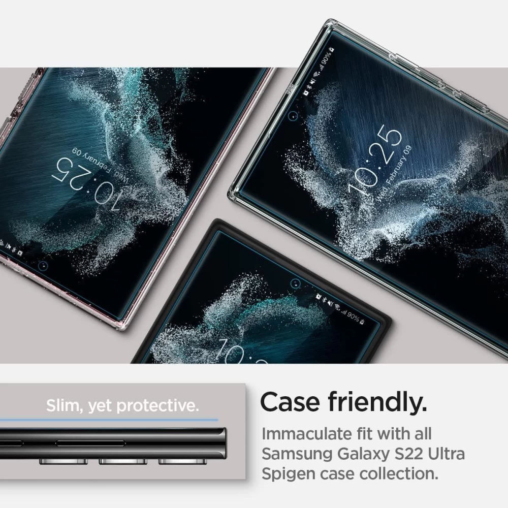 Samsung Galaxy S22 Ultra kaitseklaas  SPIGEN Neo Flex (2-pack)