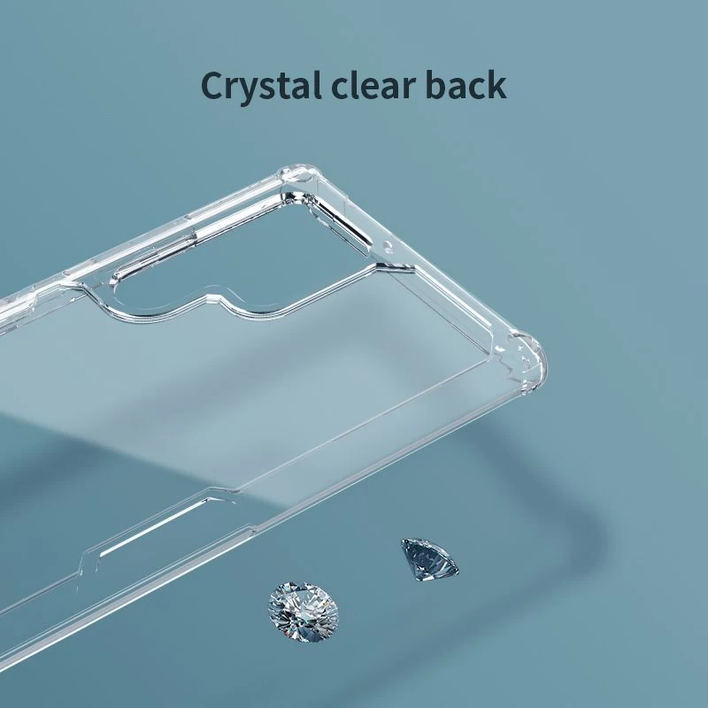Samsung Galaxy S22 Ultra skal genomskinlig blå Nillkin TPU PRO