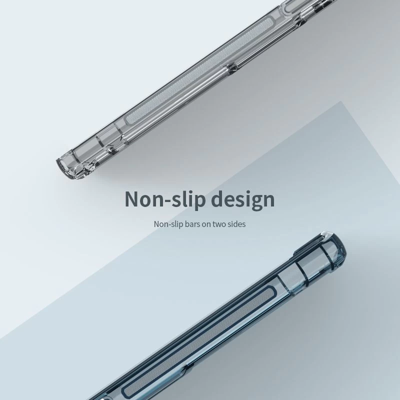 Samsung Galaxy S22 Ultra skal genomskinlig blå Nillkin TPU PRO