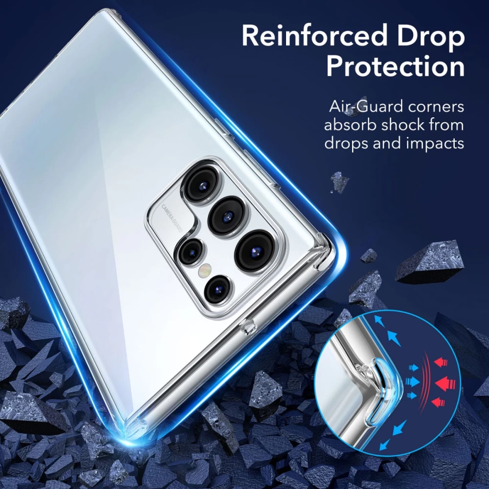 Samsung Galaxy S22 Ultra vāciņš caurspīdīgs ESR Project Zero