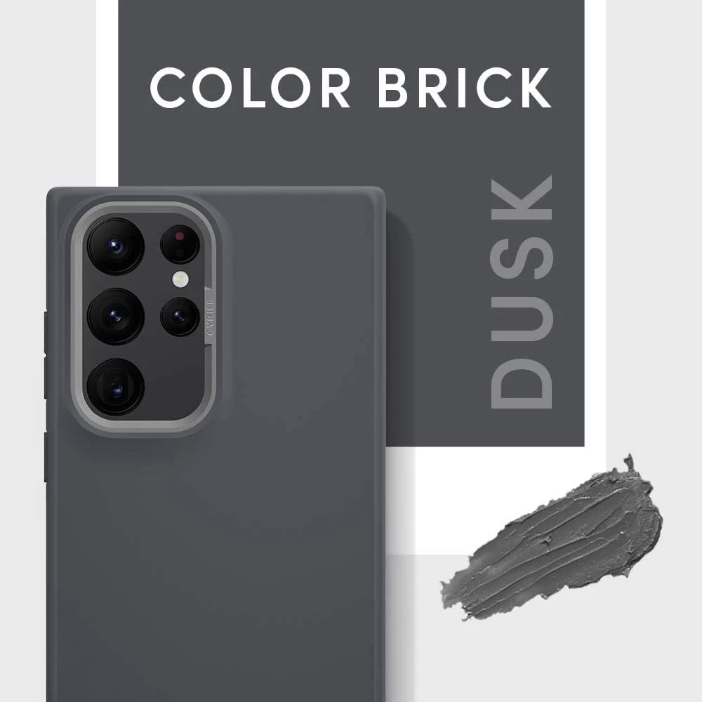 Samsung Galaxy S22 Ultra vāciņš pelēks SPIGEN Cyrill Color Brick