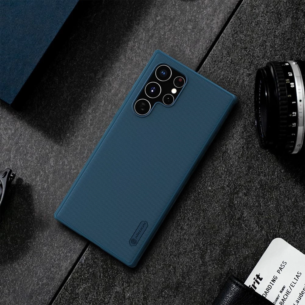 Samsung Galaxy S22 Ultra vāciņš zaļš Nillkin Super Frosted Shield Pro