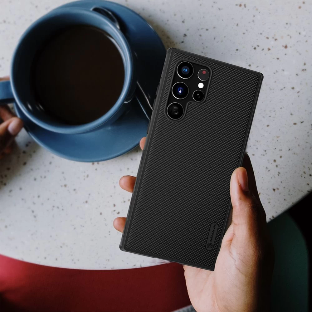 Samsung Galaxy S22 Ultra vāciņš zaļš Nillkin Super Frosted Shield Pro