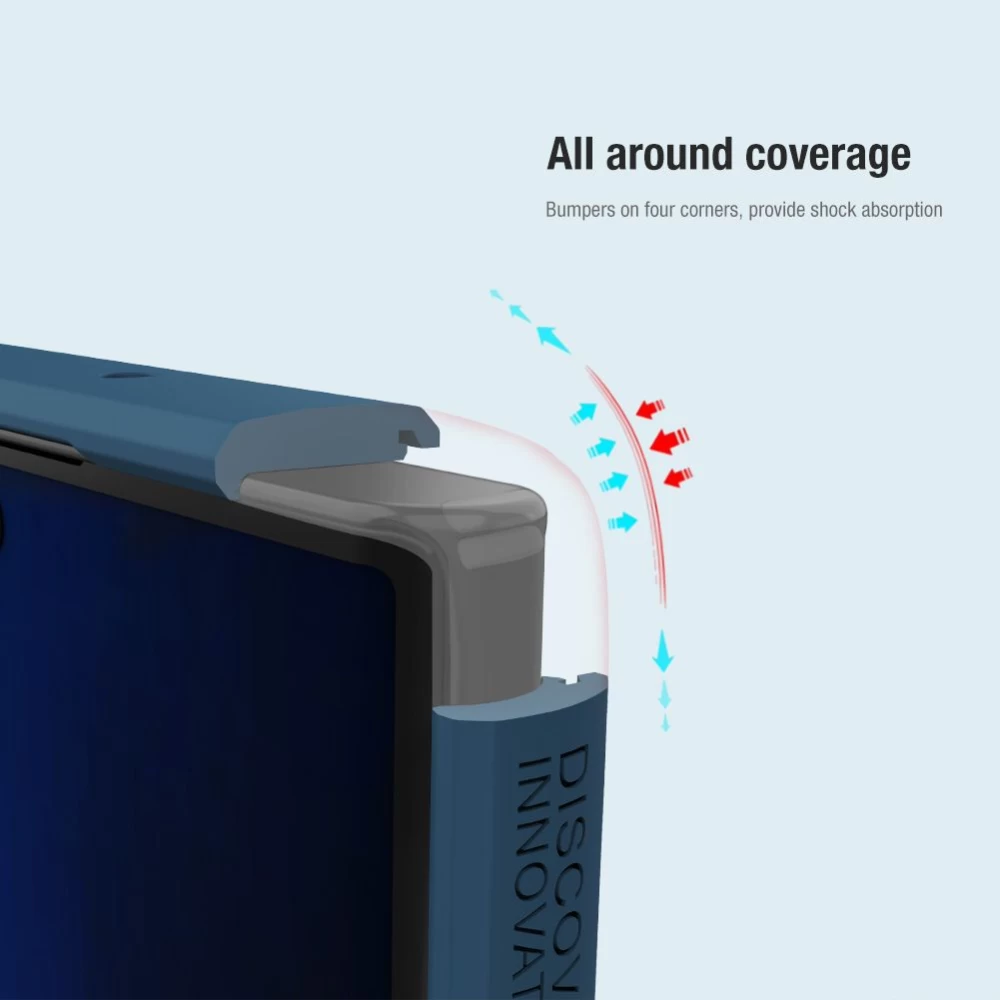 Samsung Galaxy S22 Ultra vāciņš zils Nillkin Super Frosted Shield Pro