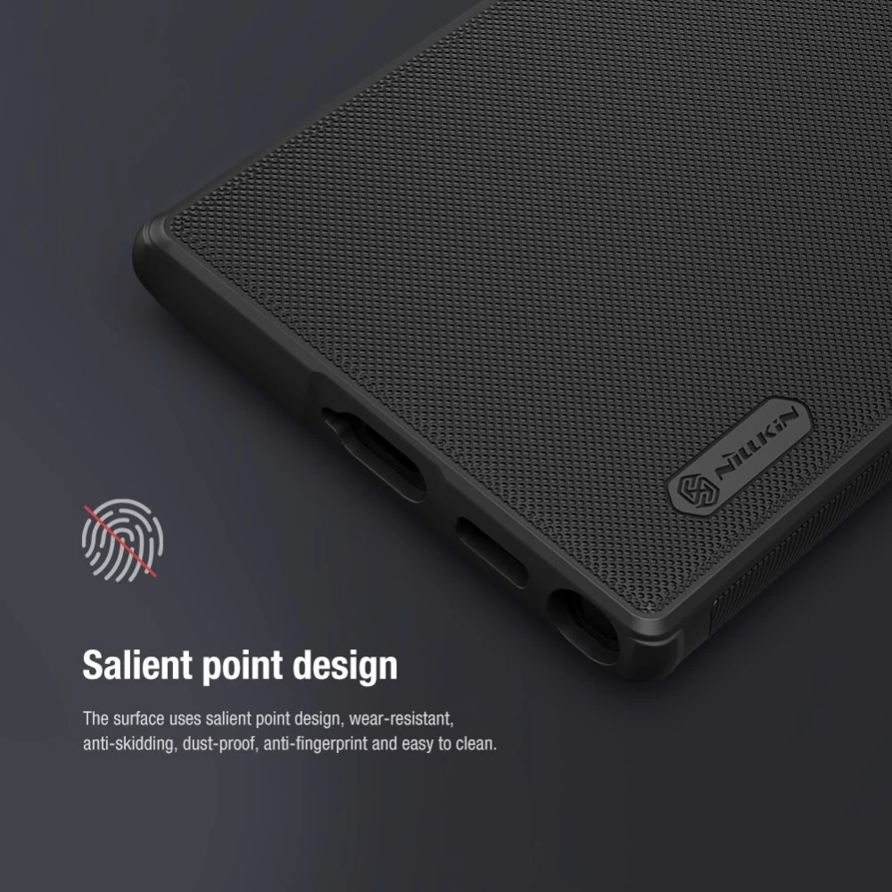 Samsung Galaxy S22 Ultra vāciņš zils Nillkin Super Frosted Shield Pro
