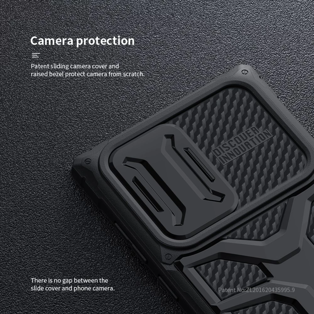 Samsung Galaxy S22 Ultra vāciņš zils Nillkin Adventurer