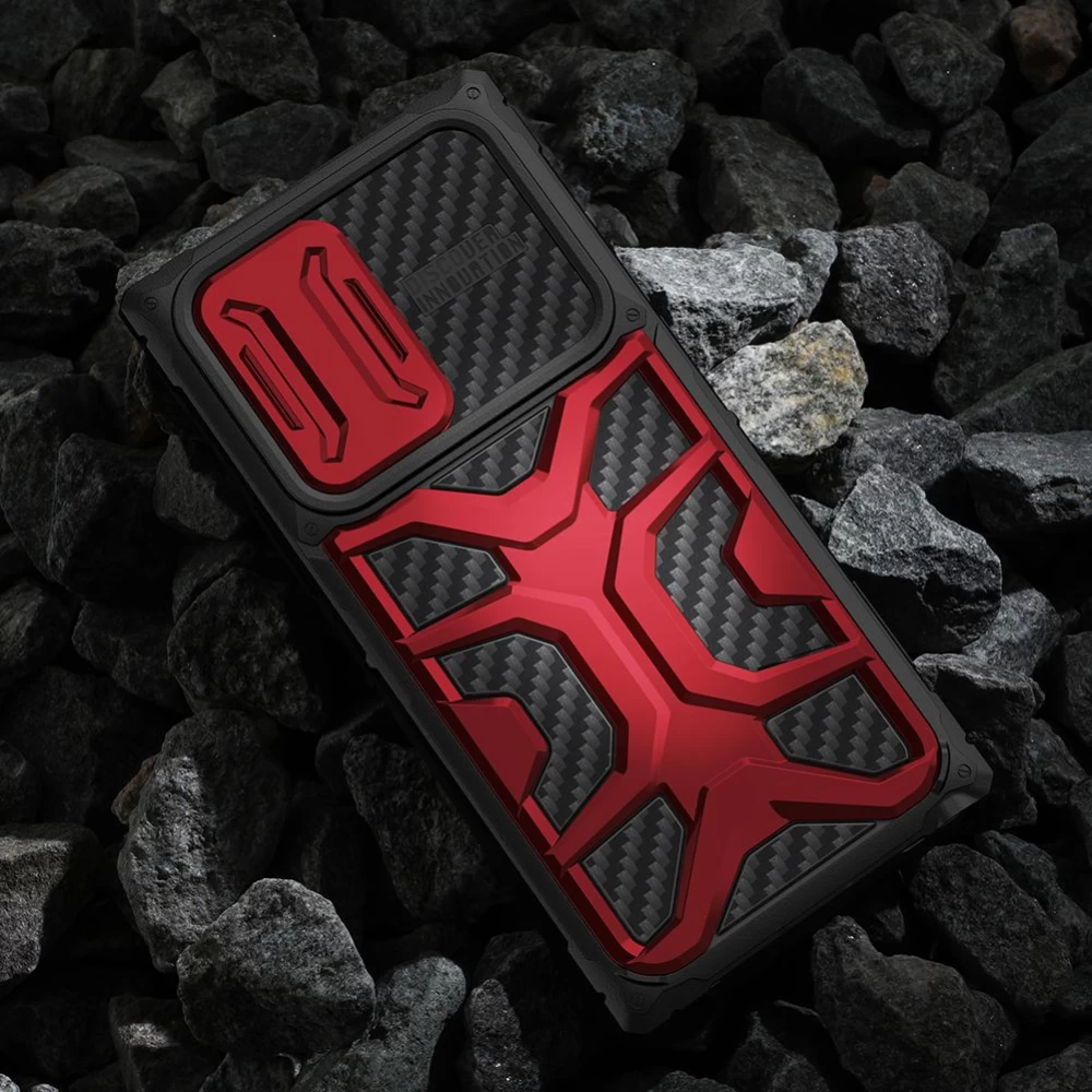 Samsung Galaxy S22 Ultra vāciņš zils Nillkin Adventurer