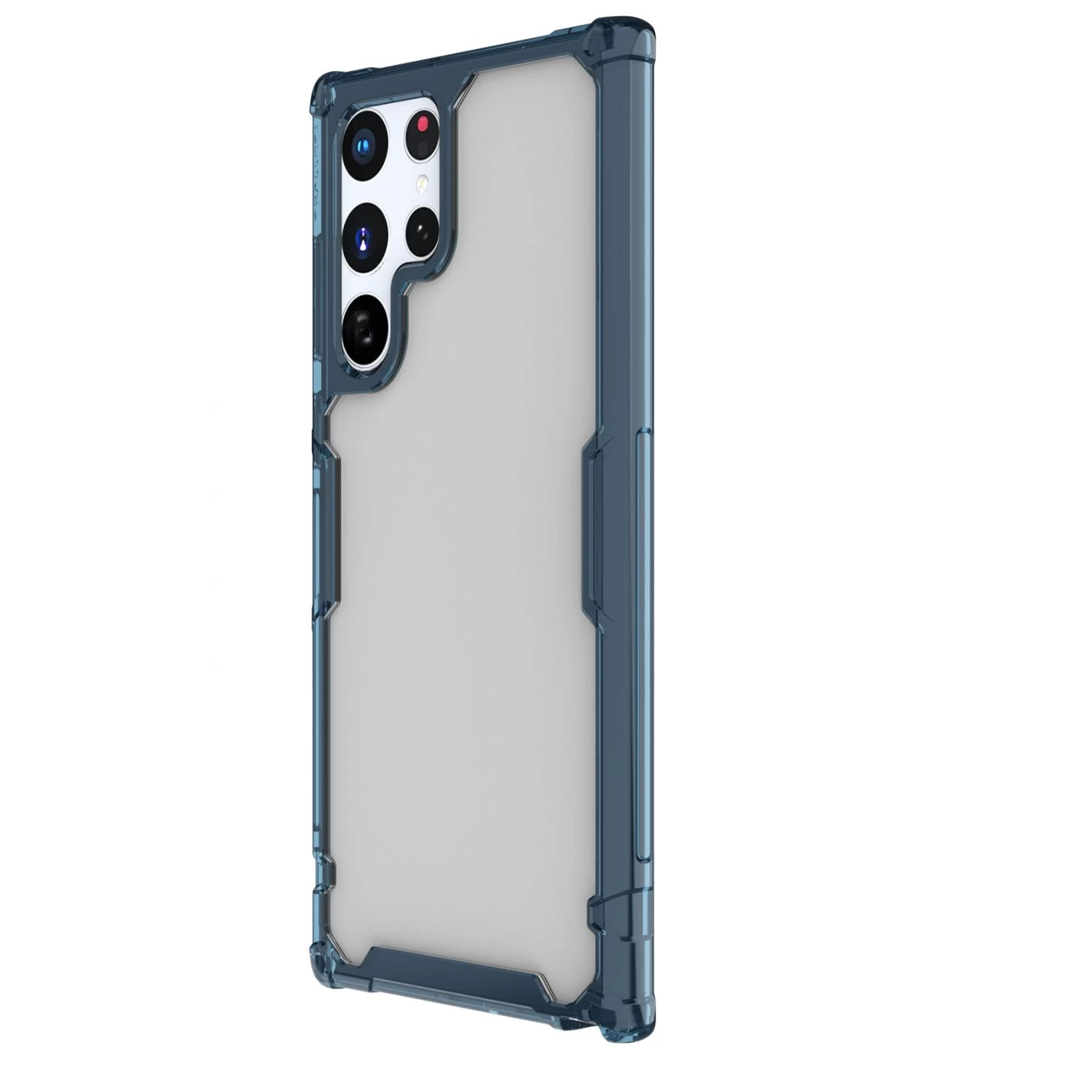 Samsung Galaxy S22 Ultra skal genomskinlig blå Nillkin TPU PRO