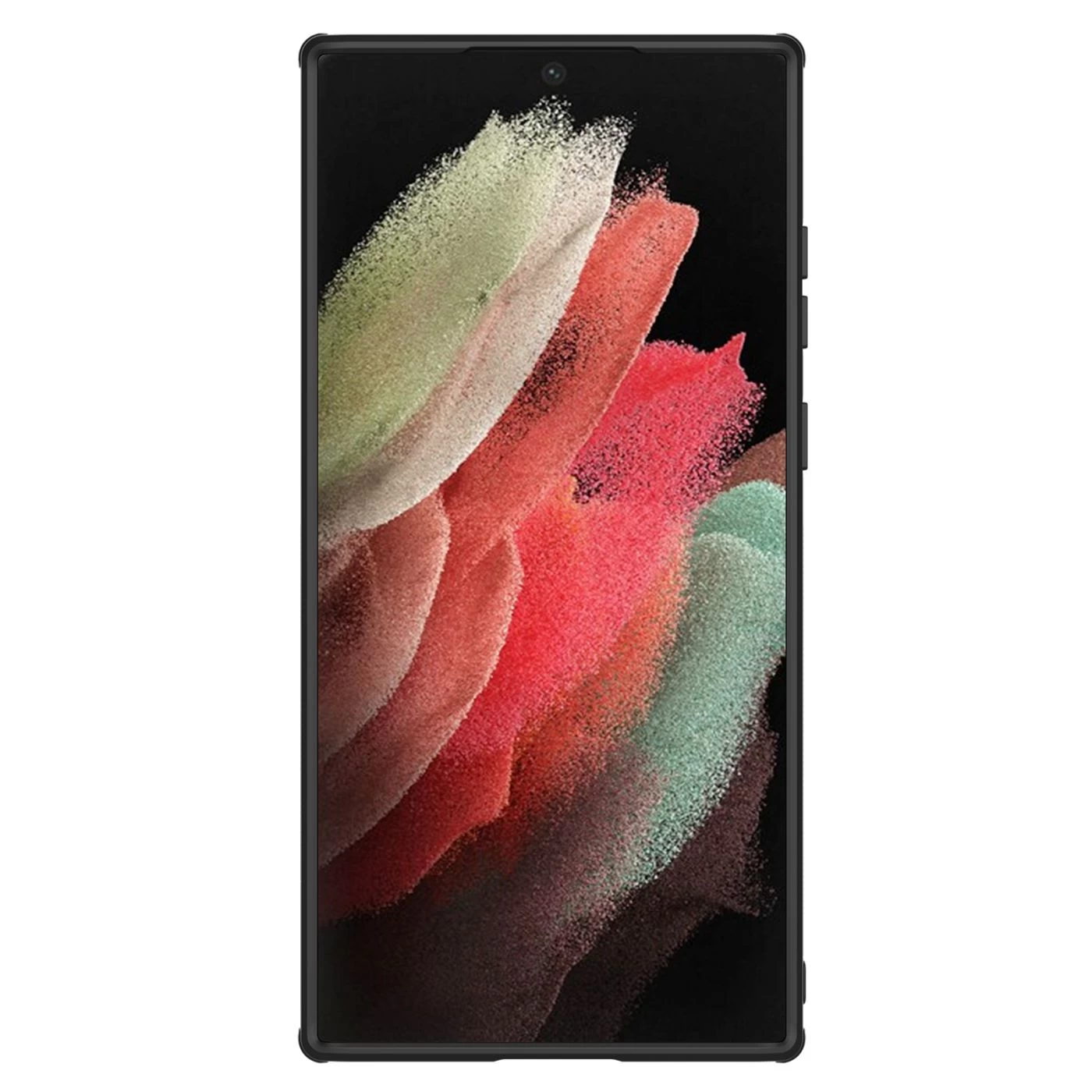 Samsung Galaxy S22 Ultra vāciņš melns Nillkin Synthetic Fiber S