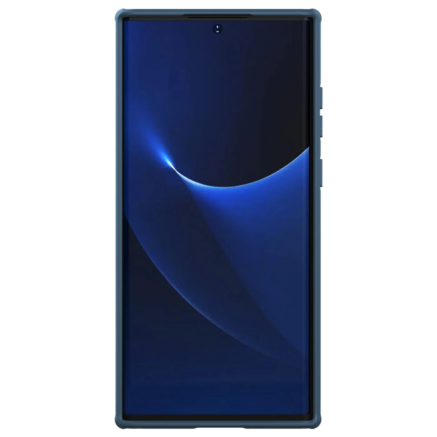 Samsung Galaxy S22 Ultra vāciņš zils Nillkin Super Frosted Shield Pro