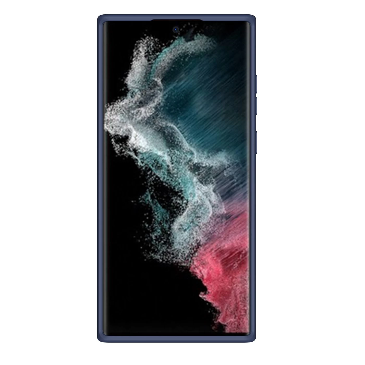 Samsung Galaxy S22 Ultra vāciņš zils Nillkin CamShield Silky Silicon
