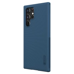 Samsung Galaxy S22 Ultra чехол синий Nillkin Super Frosted Shield Pro 