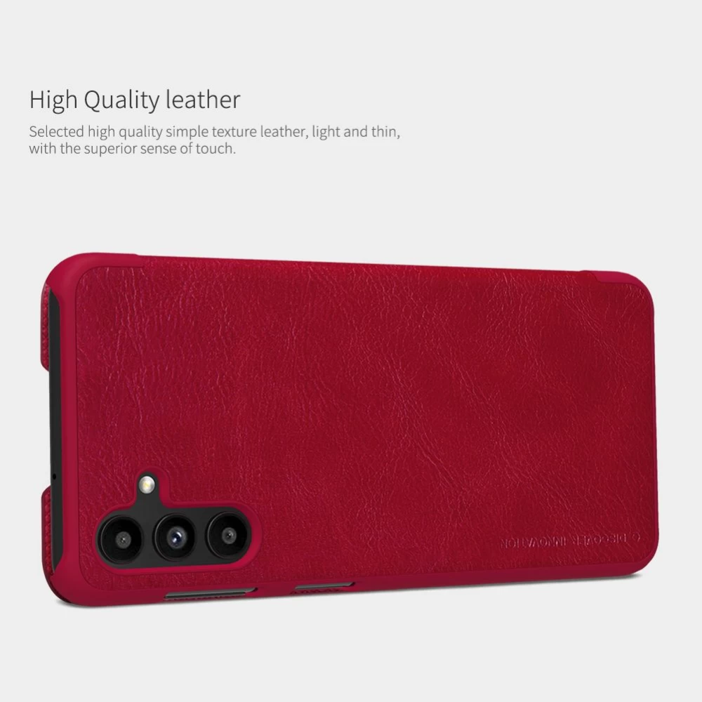 Samsung Galaxy A13 5G maciņš brūns Nillkin Qin Leather