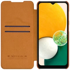 Samsung Galaxy A13 5G kaaned pruun Nillkin Qin Leather 