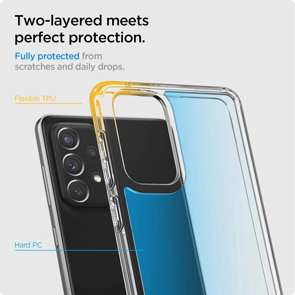 Samsung Galaxy A53 5G vāciņš caurspīdīgs SPIGEN Ultra Hybrid