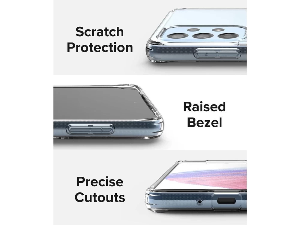 Samsung Galaxy A53 5G ümbris läbipaistev RINGKE Fusion