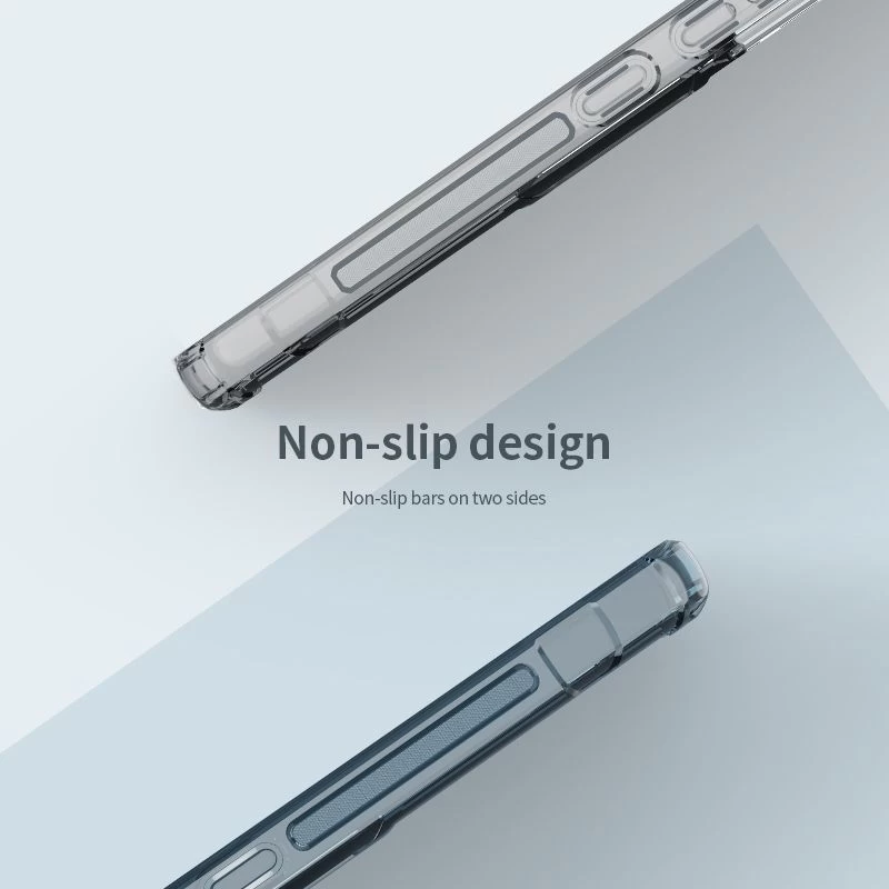 Samsung Galaxy A73 5G suojakuori läpinäkyvä sininen Nillkin TPU PRO