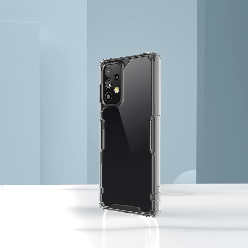 Samsung Galaxy A73 5G suojakuori läpinäkyvä sininen Nillkin TPU PRO