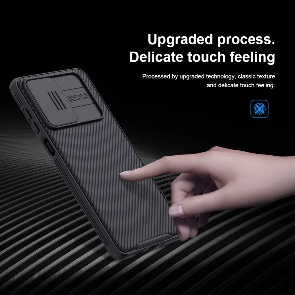 Samsung Galaxy A73 5G vāciņš melns Nillkin CamShield Pro