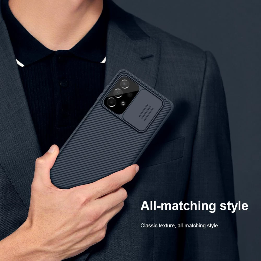 Samsung Galaxy A73 5G vāciņš melns Nillkin CamShield Pro
