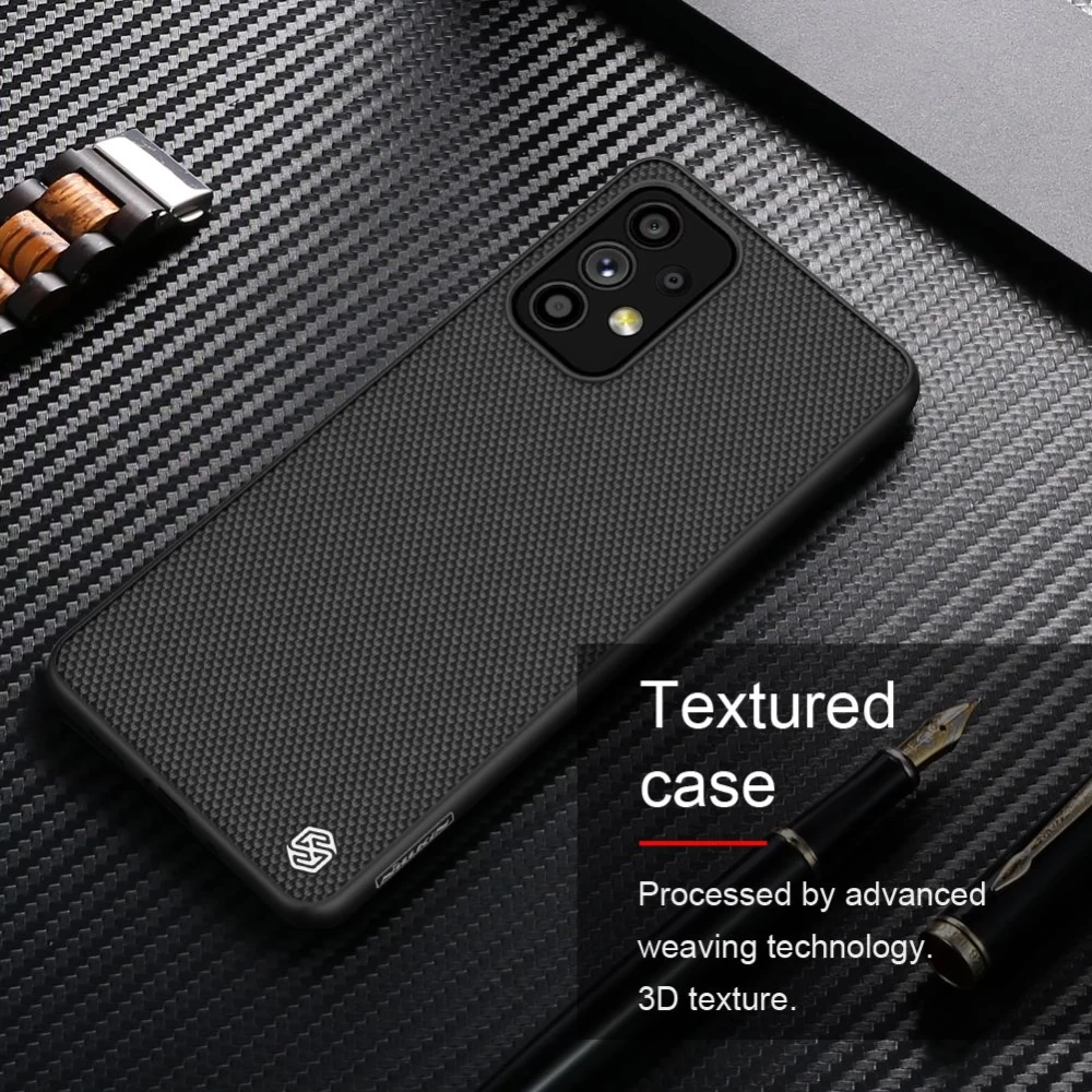 Samsung Galaxy A73 5G vāciņš melns Nillkin Textured 