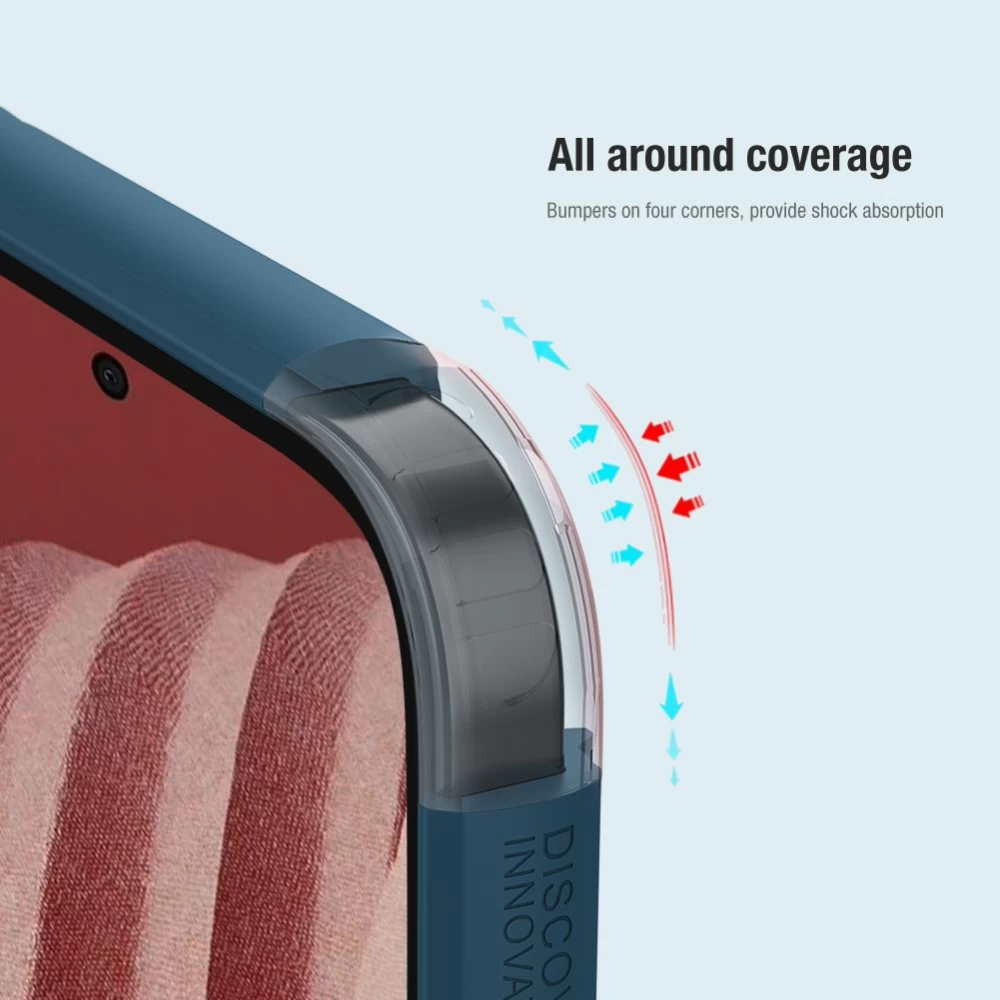 Samsung Galaxy A73 5G vāciņš melns Nillkin Super Frosted Shield Pro