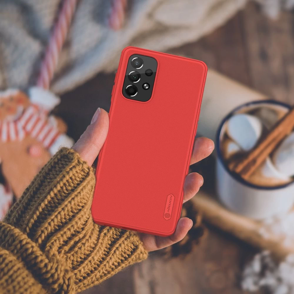 Samsung Galaxy A73 5G vāciņš melns Nillkin Super Frosted Shield Pro