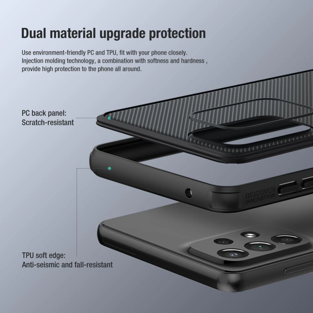 Samsung Galaxy A73 5G vāciņš zaļš Nillkin Super Frosted Shield Pro