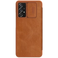 Samsung Galaxy A73 5G maciņš brūns Nillkin Qin Leather  Pro