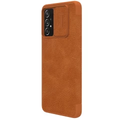 Samsung Galaxy A73 5G maciņš brūns Nillkin Qin Leather  Pro
