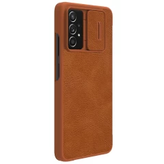 Samsung Galaxy A73 5G maciņš brūns Nillkin Qin Leather  Pro