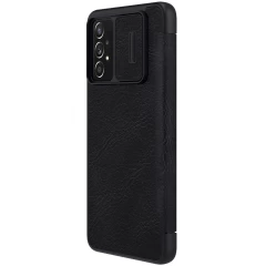 Samsung Galaxy A73 5G maciņš melns Nillkin Qin Leather  Pro